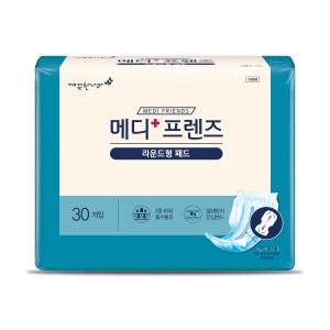 깨끗한나라 더 봄날 라운드형패드 30매 1팩 리뉴얼 신제품