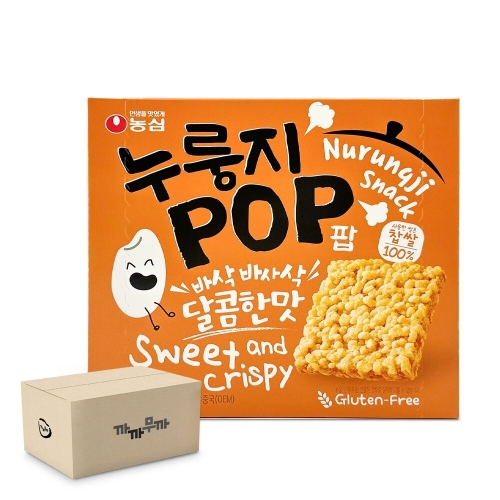 농심 누룽지팝 달콤한맛 142g (16개)