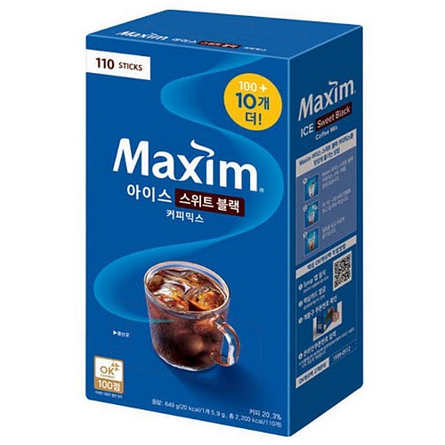동서식품 맥심 아이스 스위트블랙 커피믹스 110개입 (8개)_이미지