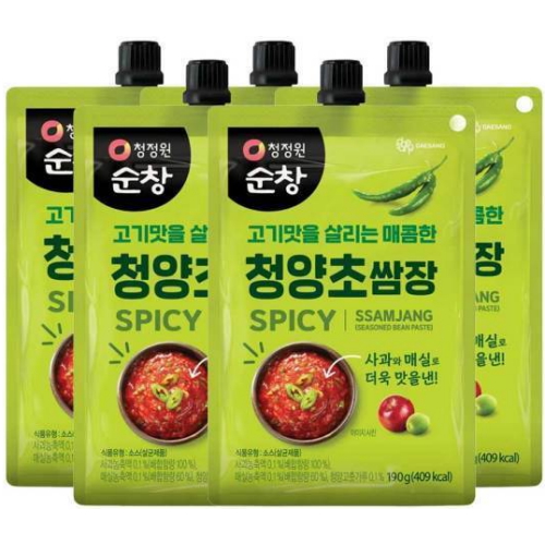 청정원 순창 청양초 쌈장 190g (5개)_이미지