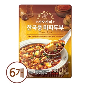 샘표식품 샘표 차오차이 한국풍 마파두부 190g (6개)