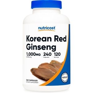  뉴트리코스트 한국산 인삼 1000mg 240캡슐 [1개]