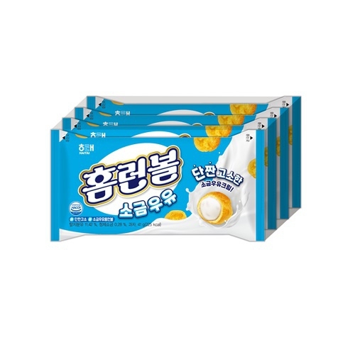 해태제과 홈런볼 소금 우유 41g (4개)_이미지