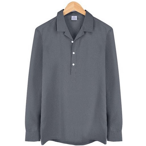 오픈 카라 반탁 보카시 셔츠 NWM005