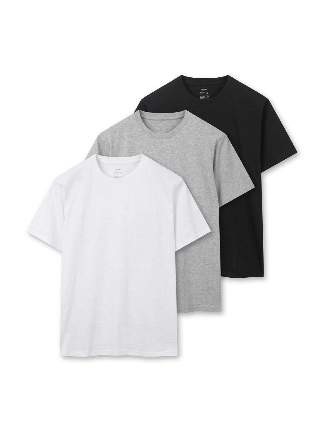  탑텐 공용 코튼 베이직 반팔 티 3PACK_MSG5TS3001 MSG5TS3001 116761