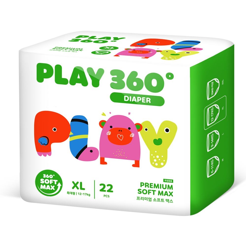  한예지 PLAY 360도 소프트맥스 팬티 기저귀 특대형-공용 [88매]