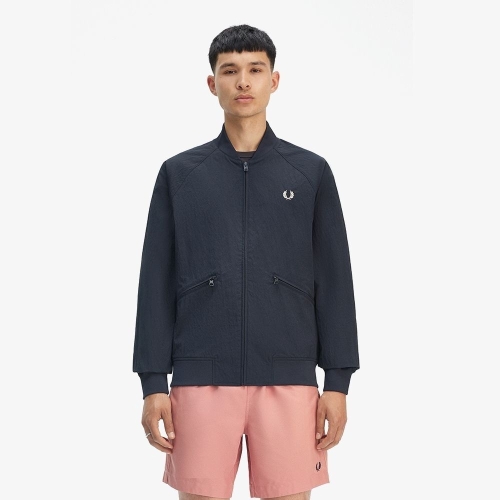 프레드페리 Sport 텍스쳐드 테니스 보머재킷 네이비 AFPM2519039-608_이미지