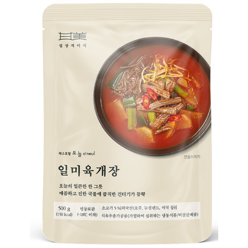 일상적미식 일미 육개장 500g [4개]