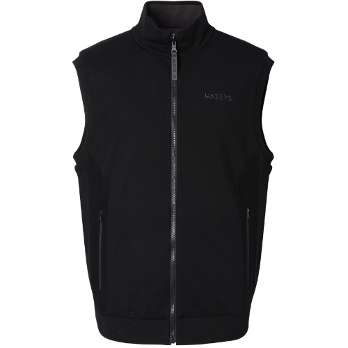 헤지스골프 리버시블 방풍 니트 베스트 집업 HUSW5D715BK