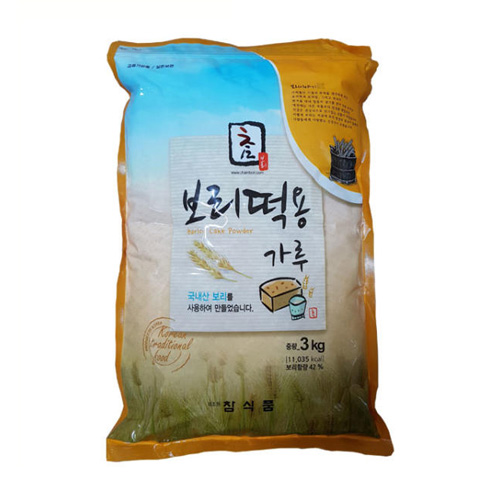  참식품 보리떡용가루 3kg [1개]