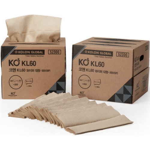 코오롱글로벌 코앤 와이퍼 대형 KL60 (300매)_이미지