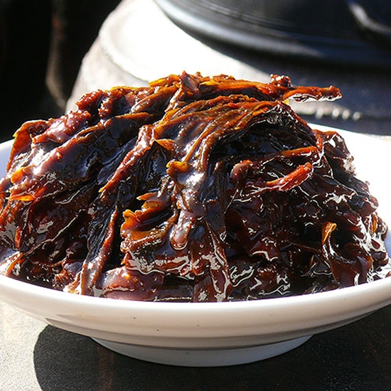 순창명인고추장 에코스토리 전통 뽕잎장아찌 100 국산/맛있는반찬/순창고전_이미지