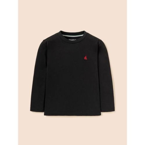 빈폴키즈 Essential 수피마 베이직 긴소매 티셔츠 블랙 BI5841UE15_이미지