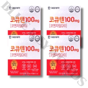 대웅제약 대웅 코큐텐 100mg 60캡슐 (4개)