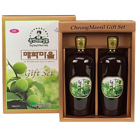 홍쌍리 청매실 선물세트 3호 (700ml x 2병)