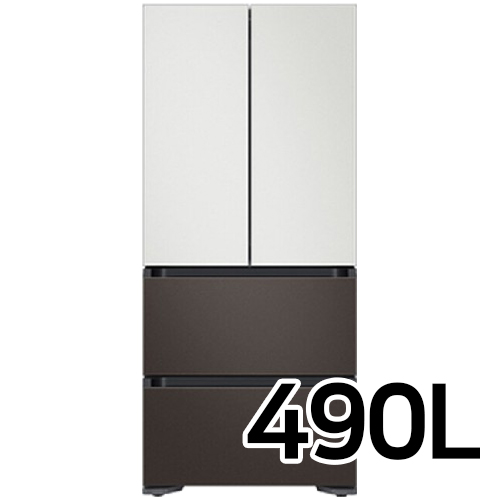 삼성전자 비스포크 김치플러스 코타 RQ48A9401 (화이트+차콜)_이미지