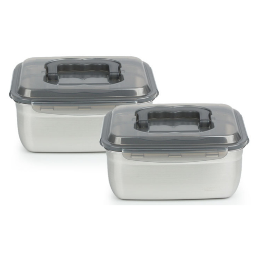 키친아트 멘토 스테인레스 김치통 핸디3호 3.6L (2개)_이미지