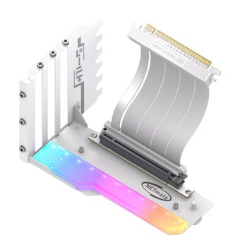 강원전자 NETmate NM-HPI PCI-E 4.0 <b>라이저</b> <b>케이블</b> ARGB 키트