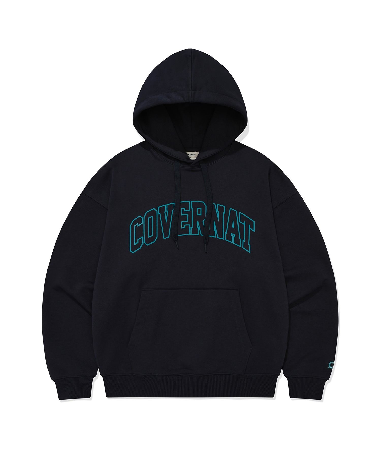 커버낫 아치 로고 드롭핏 후디 Dark Navy 4756531