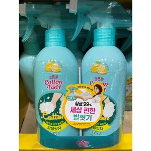 발을씻자 코튼 풋샴푸 프레쉬 자몽민트 510ml