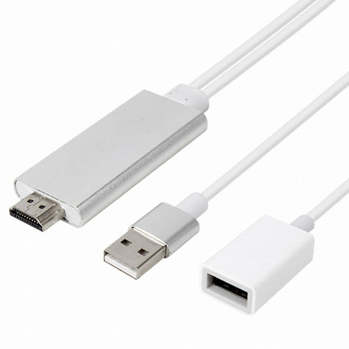 아이폰 HDMI 일체형 미러링 MHL 케이블 A5-07