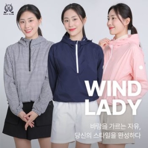  이지바이 윈드레이디 여성 아노락 바람막이 후드 자켓 W6SJ02