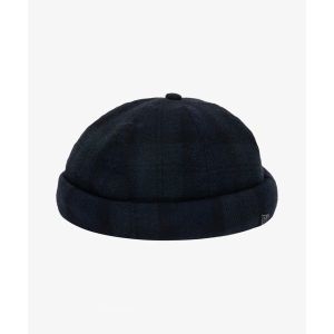 뉴에라 볼캡 메리노울 스컬리 캡 모자 블랙 체크 HB834799