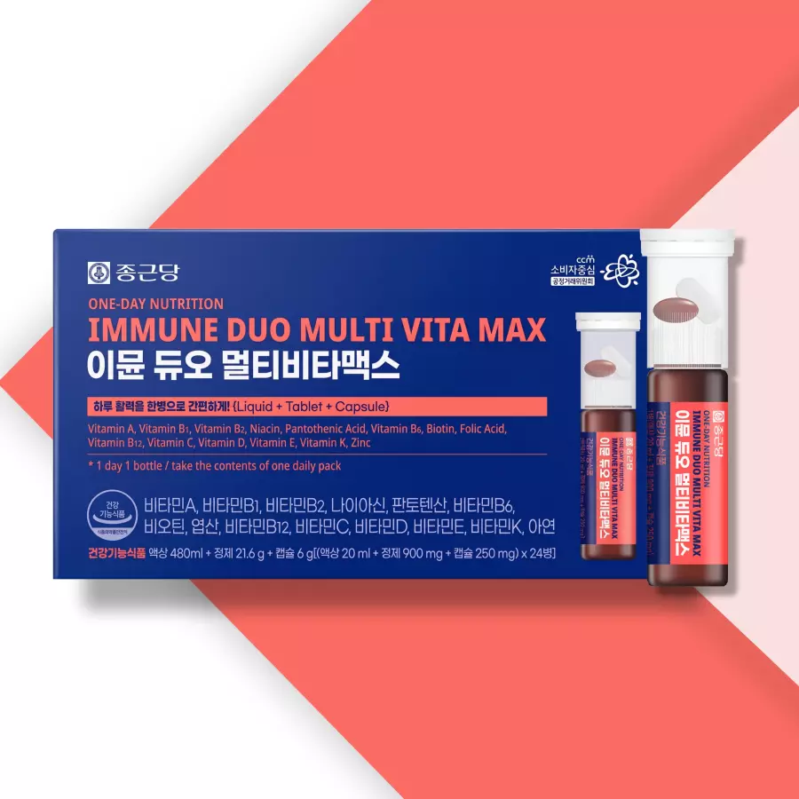 종근당 이뮨 듀오 멀티 비타맥스 24병 (1개)