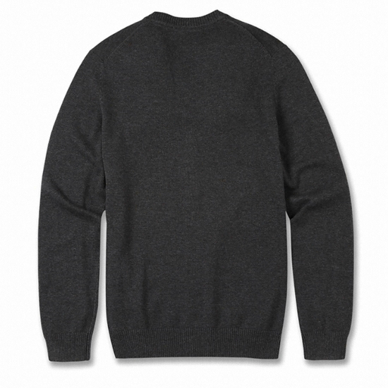 WESC �������� mens cardigan black melange F1_BORIK_MENS