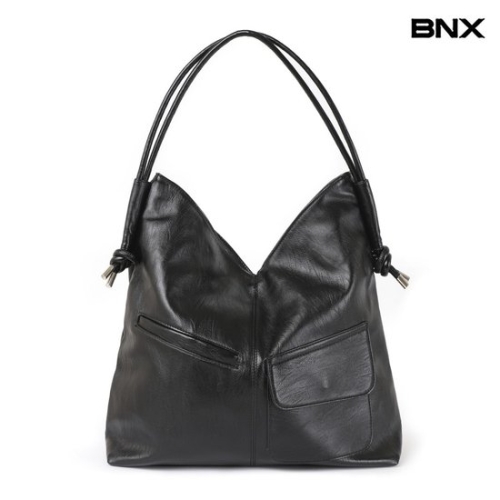 BNX 투 스트랩 레더 포켓 포인트 숄더백 BX3AH011L0_이미지