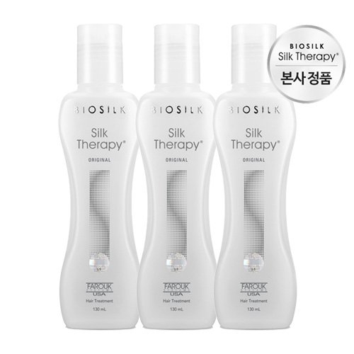 실크테라피 실크테라피 오리지널 150ml x 3개 + 60ml + 헤어팩 40g x 3개 + 브러쉬_이미지