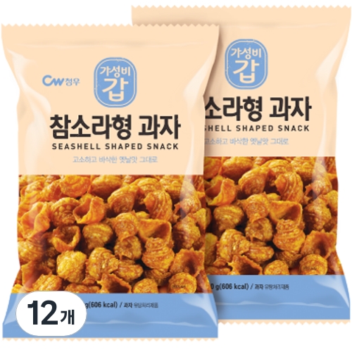 청우 참소라형 과자 120g 12개