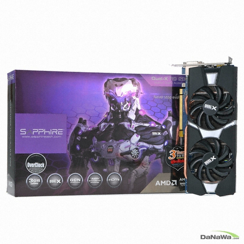 SAPPHIRE �󵥿� R9 280 OC D5 3GB Dual-X