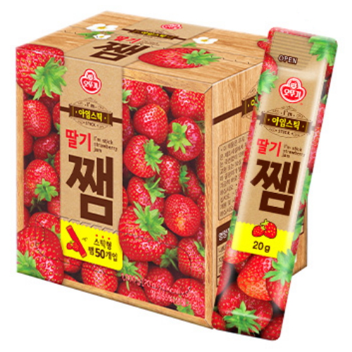 오뚜기 아임스틱 딸기쨈 1kg (1개)_이미지