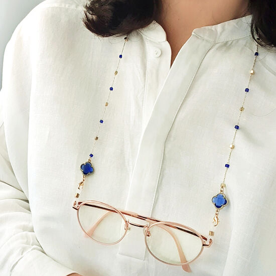 럭셔리 럭키스톤 체인 안경줄 마스크 스트랩 GR049