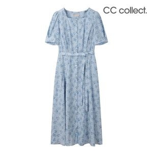 씨씨콜렉트 볼륨 슬리브 플로럴패턴 원피스 BL_E233PSE126_이미지