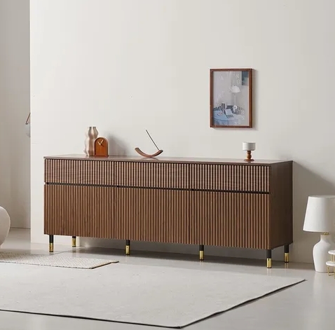 사사가구  릴리 2단 도어서랍형 높은 거실장 1800