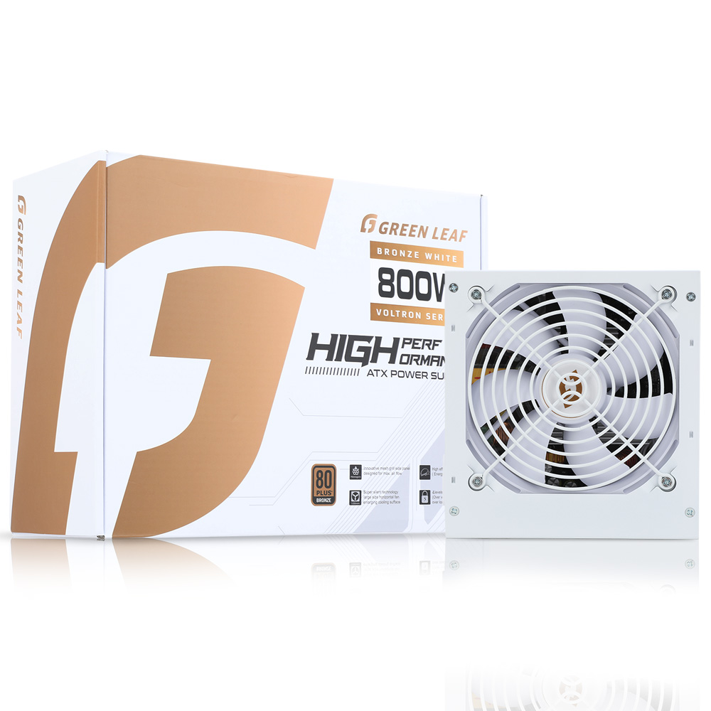 GREENLEAF VOLTRON 800W 80PLUS브론즈 ATX3.1 화이트_이미지