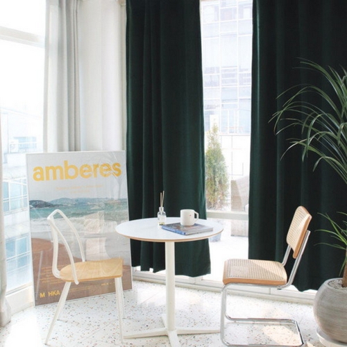 메종텍스타일 벨린 벨벳 아일렛형 암막커튼