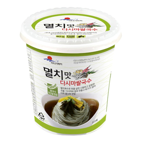 완도바다식품 멸치맛 다시마 쌀국수 82g