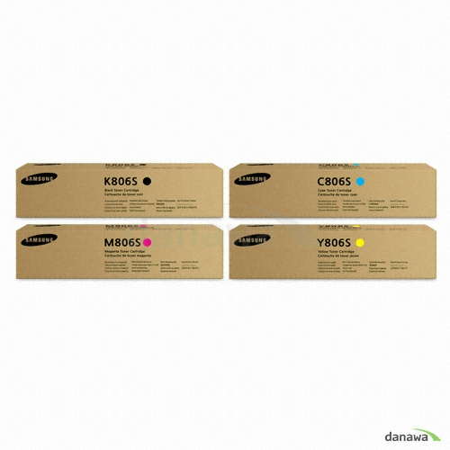 삼성전자 정품 CLT-K806S, CLT-C806S, CLT-M806S, CLT-Y806S 4색 세트_이미지