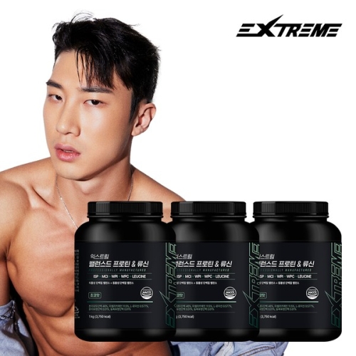 익스트림 밸런스드 프로틴&류신 초코맛 1kg (3개)_이미지
