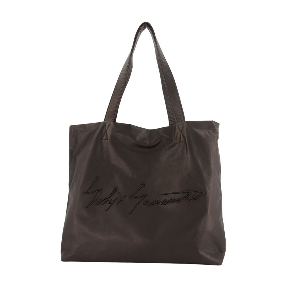 요지야마모토 L 쇼퍼 백 YOHJI YAMAMOTO 레더 블랙 DV-I04-706-01-02 B0732257840