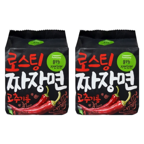 풀무원 로스팅 짜장면 고추기름 102.5g (8개)_이미지