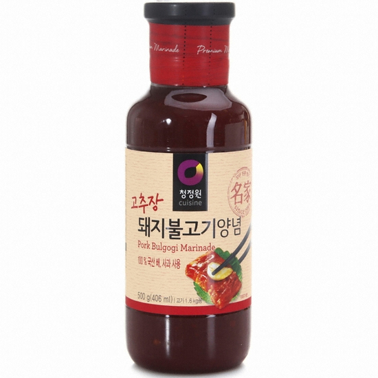 대상 청정원 고추장 돼지불고기 양념 500g (3개)