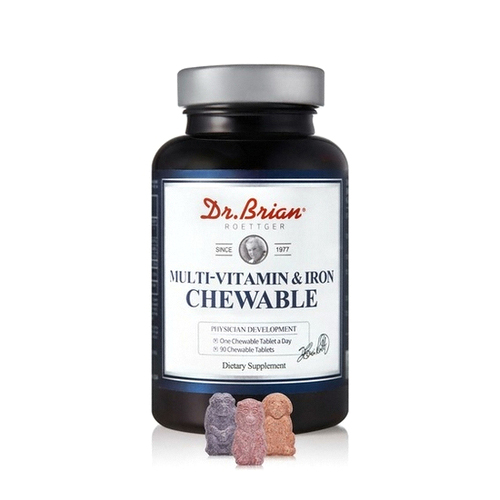 닥터브라이언 멀티비타민&철분 츄어블 1000mg 90정 (1개)_이미지