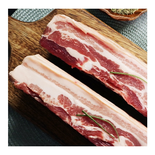 도감푸드 듀록 흑돼지 오겹살 수육용 1kg (1개)