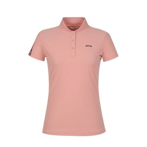 핑 기능성 넥변형 반팔 티셔츠 121B2TO058_CO