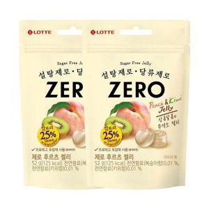 롯데제과 제로 후르츠 젤리 52g (2개)_이미지