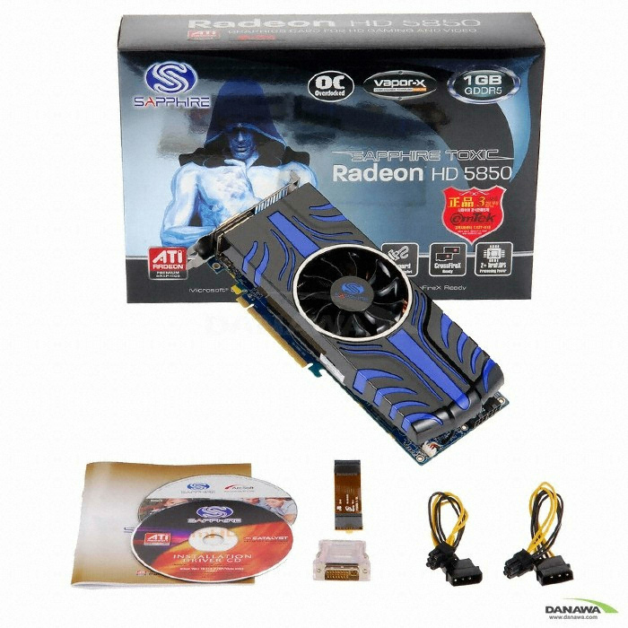 SAPPHIRE 라데온 HD 5850 Toxic O.C D5 1GB_이미지